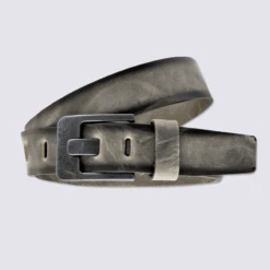Ceinture Bernd Götz, Ceinture Tendance En Cuir Taupe