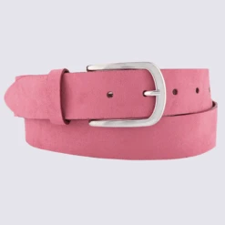 Ceinture Bernd Götz, Ceinture Tendance Femme En Cuir Lisse Vieux Rose