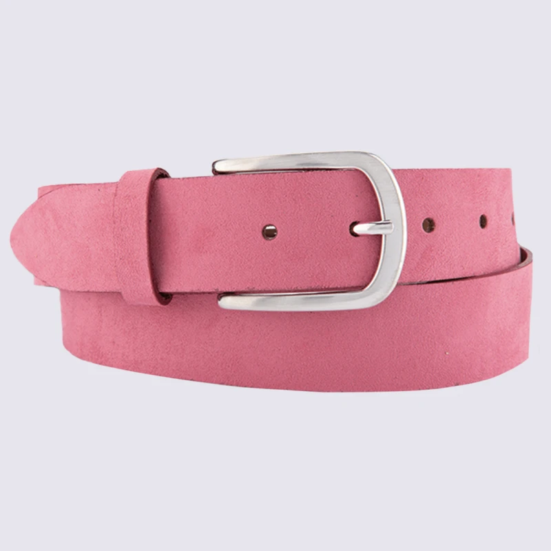 Ceinture Bernd Götz, Ceinture Tendance Femme En Cuir Lisse Vieux Rose