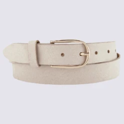 Ceinture Bernd Götz, Ceinture Tendance Femme En Cuir Sable