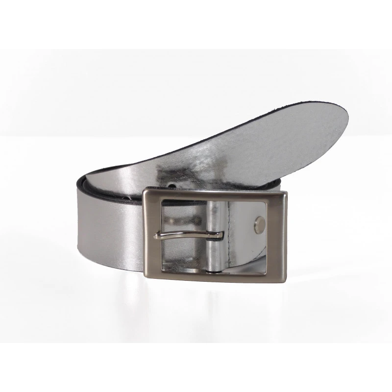 Ceinture Bernd Götz En Cuir Argent Femme