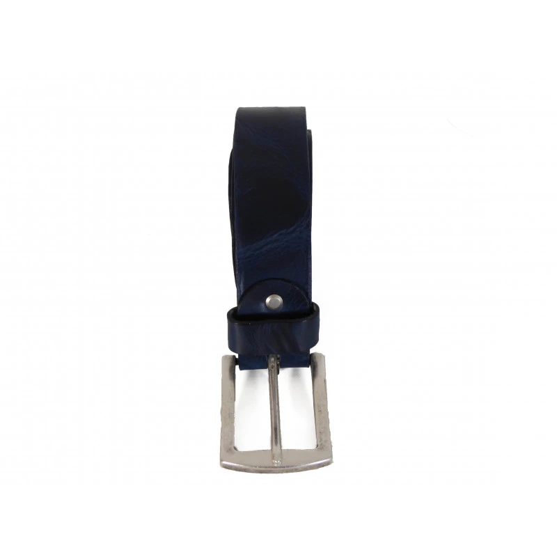 Ceinture En Cuir Bernd Götz Homme Bleue Tendance – Image 2