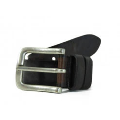 Ceinture En Cuir Marron Foncé Bernd Götz Homme