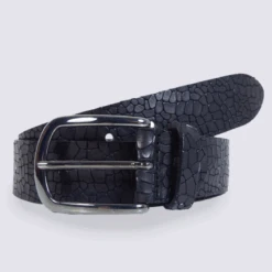 Ceinture Femme Bernd Götz En Cuir Aspect écailles