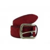 Ceinture Femme Rouge En Cuir à Motif Bernd Götz