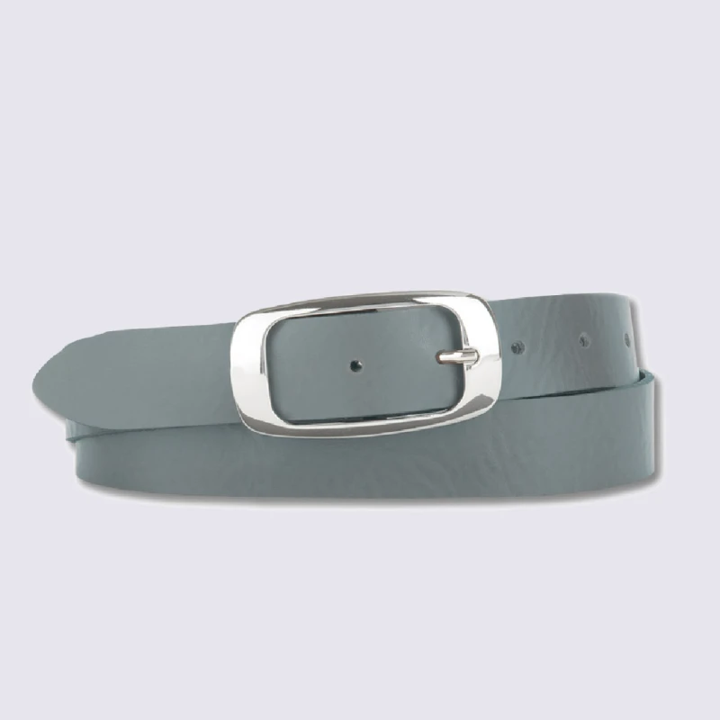 Ceinture Pour Femme Bernd Götz En Cuir Gris
