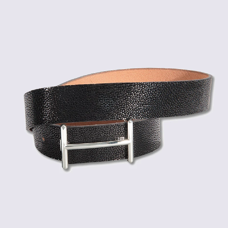 Ceinture Pour Femme Bernd Gotz En Cuir Noir