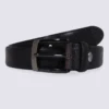 Ceinture Pour Homme Bovino En Cuir Relief Marron