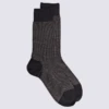 Chaussettes Doré Doré, Chaussettes Chaudes élégantes En Laine Homme Bleu Noir