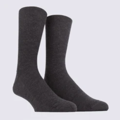 Chaussettes Doré Doré, Chaussettes Chaudes Homme En Laine Mérinos Anthracite