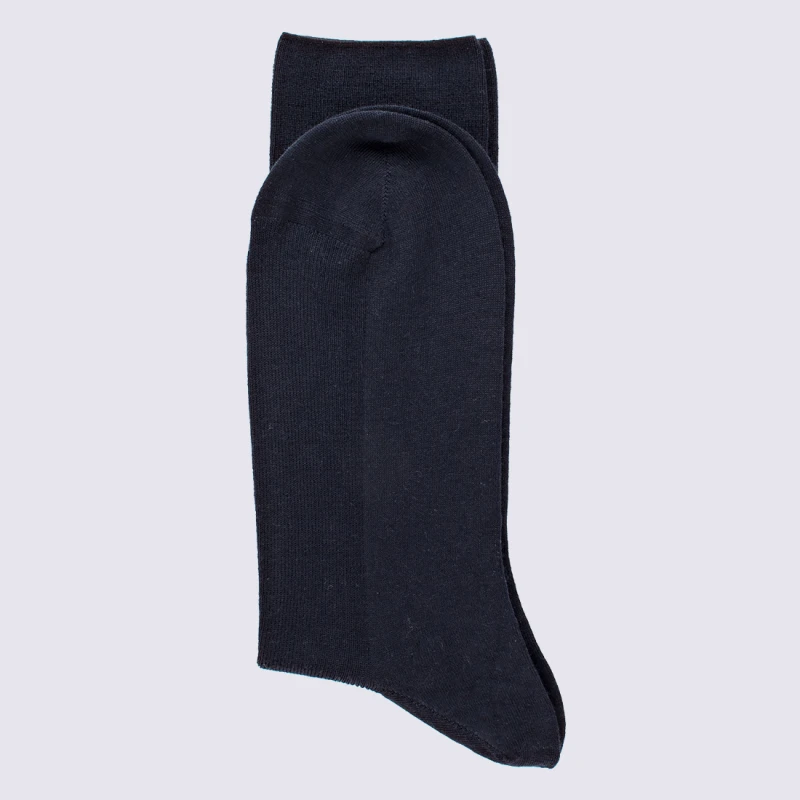 Chaussettes Doré Doré, Chaussettes En Laine Confort Homme Bleu Marine – Image 3
