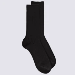 Chaussettes Doré Doré, Chaussettes En Laine Homme Noir