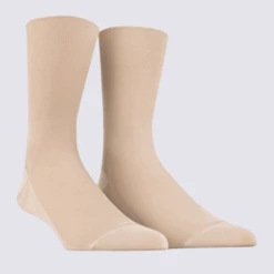 Chaussettes Doré Doré, Chaussettes Homme En Coton Grège