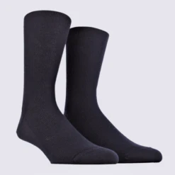 Chaussettes Doré Doré, Chaussettes Homme En Laine Mérinos Marine