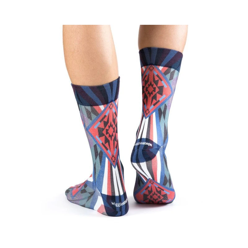 Chaussettes Homme Wigglesteps Tendance à Motif Losanges – Image 2