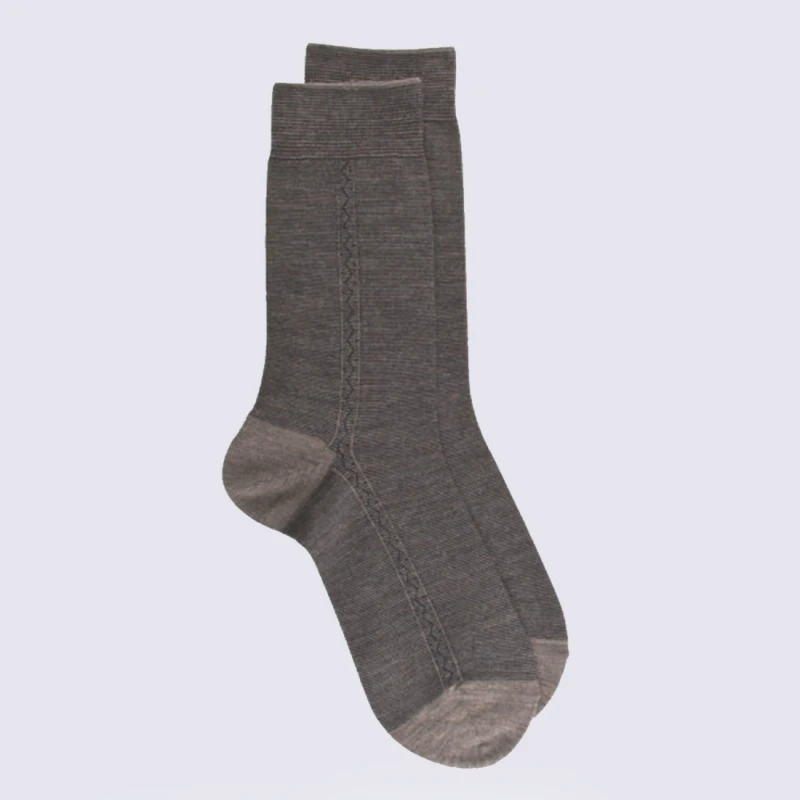 Chaussettes Doré Doré, Chaussettes Chaudes Homme En Laine Mérinos Loutre – Image 2