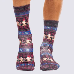 Chaussettes Pour Homme Wigglesteps Motifs Bonhommes En Pain D'épices