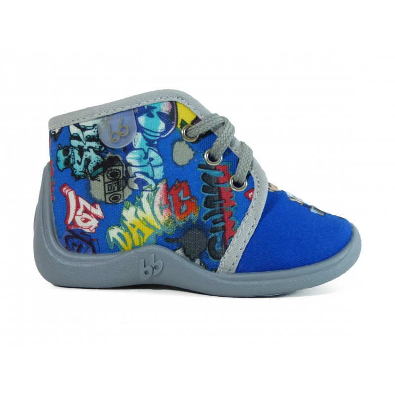 Chausson Babybotte Garçon Mamout Grafiti – Image 2