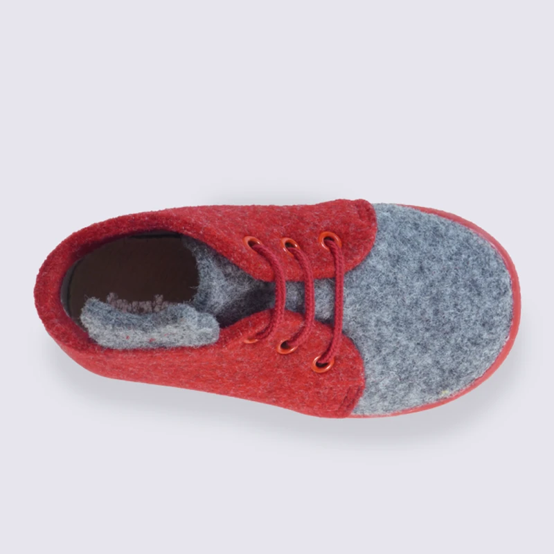 Chausson Bébé Babybotte Rouge Avec Chat – Image 3