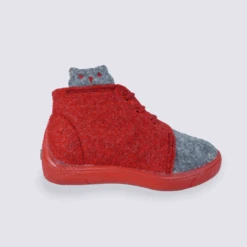 Chausson Bébé Babybotte Rouge Avec Chat