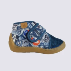Chaussons Bébé Babybotte à Motif Jeans