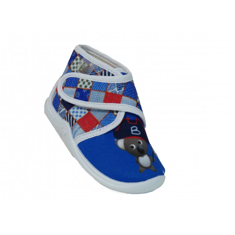 Chaussons Bébé Garçon Babybotte à Velcro Pirate