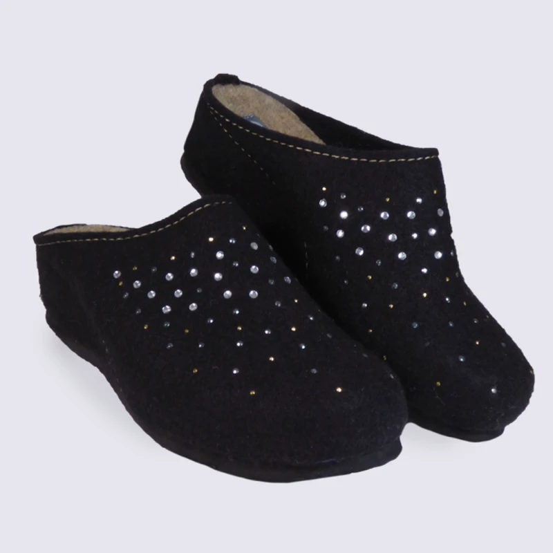 Chaussons Chauds Ara Tendance Et Confort Noir – Image 2
