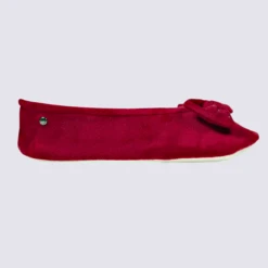 Chaussons Isotoner, Chaussons Ballerines Femme Bordeaux