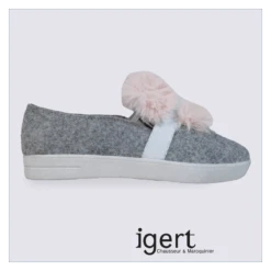 Chaussons Pour Femme Romika En Feutre Et Fausse Fourrure