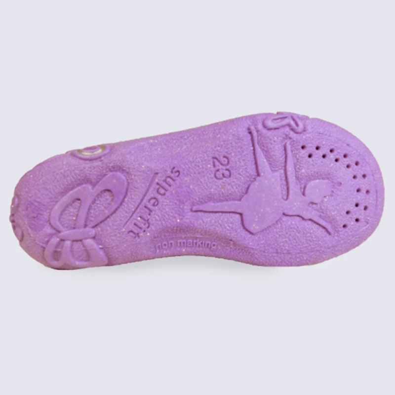 Chaussons Pour Fille Superfit à Velcro Motif Princesse – Image 4