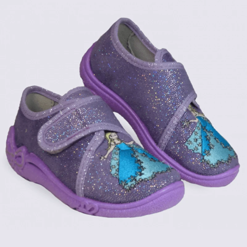 Chaussons Pour Fille Superfit Ă Velcro Motif Princesse