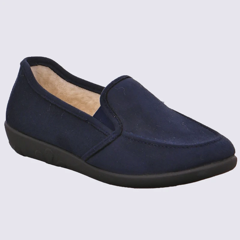 Chaussons Rohde, Slippers Confortables Femme Bleu – Image 2