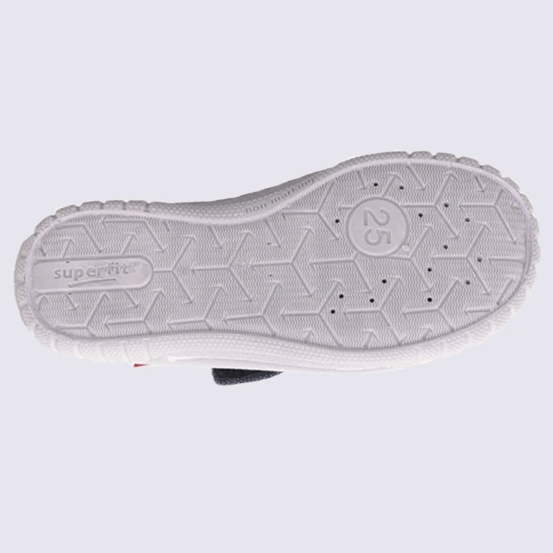 Chaussons Superfit, Chaussons à Velcros Mixtes Voilier Bleu – Image 4