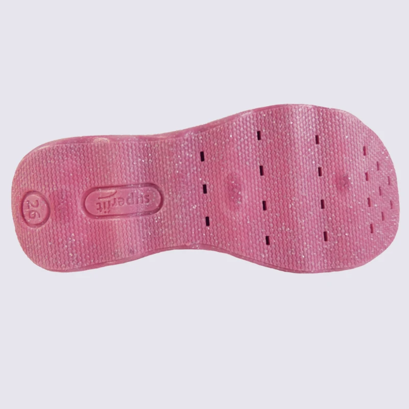 Chaussons Superfit, Chaussons étoiles à Velcros Filles Bleu Et Rose – Image 4