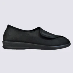 Chaussons Josef Seibel, Chaussons Ă Velcros Homme Noir