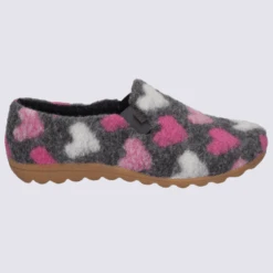 Chaussons Westland By Josef Seibel, Chaussons Chauds Femme En Feutre Cœur Rose