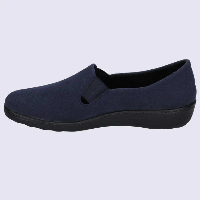 Chaussons Westland By Josef Seibel, Chaussons Confortables Femme Bleu Marine – Image 3