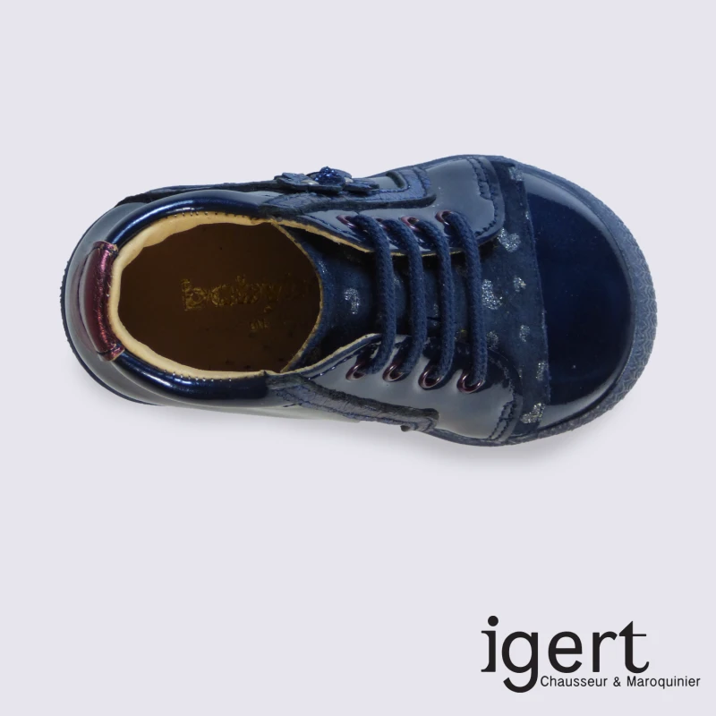 Chaussure Babybotte Fille à Lacet Vernis Tendance – Image 3