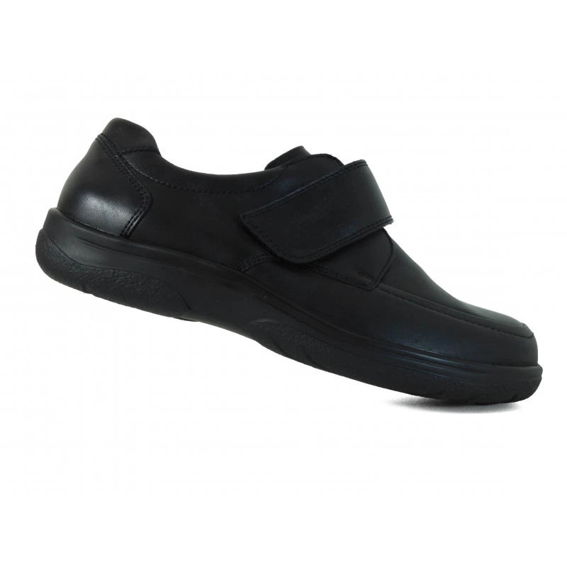 Chaussure De Ville En Cuir Waldlaufer Confort Noir