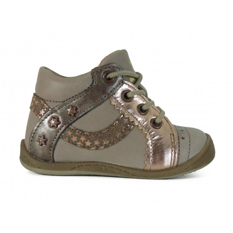 Chaussure De Ville Fille Babybotte En Cuir à Renfort – Image 2