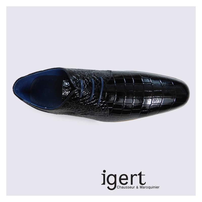 Chaussure Homme Kdopa Cuir Croco Tendance – Image 3