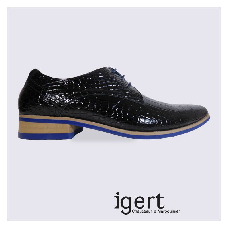 Chaussure Homme Kdopa Cuir Croco Tendance