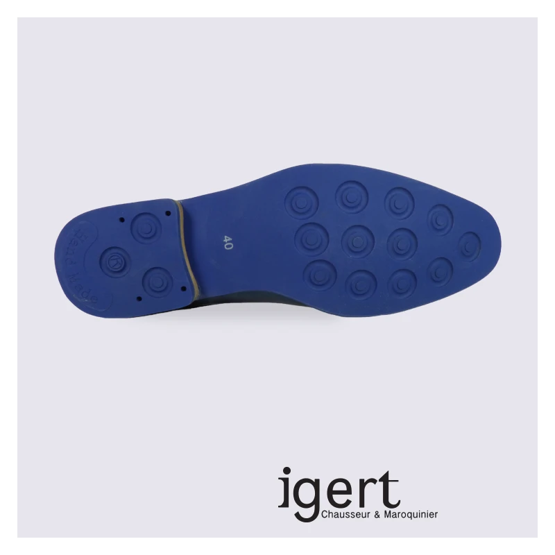 Chaussure Homme Kdopa En Cuir Bleu Chic – Image 4