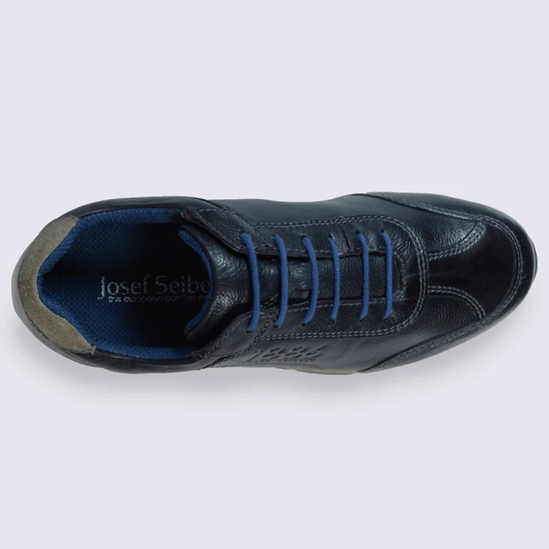 Chaussure Josef Seibel En Cuir Noir Confort – Image 3