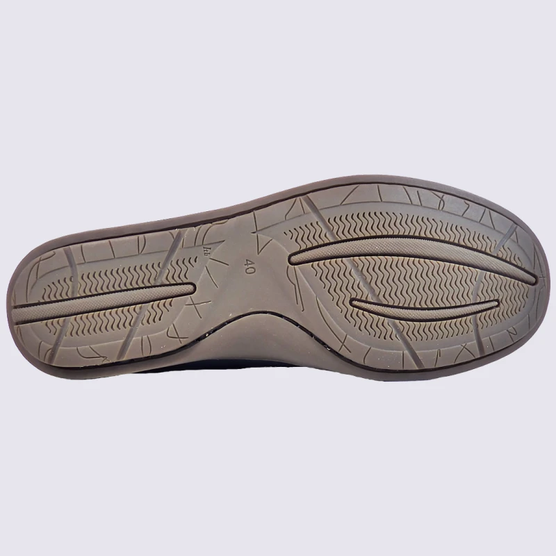 Chaussures Arima, Chaussures Bateau Homme En Cuir Jean Beige Et Taupe – Image 4