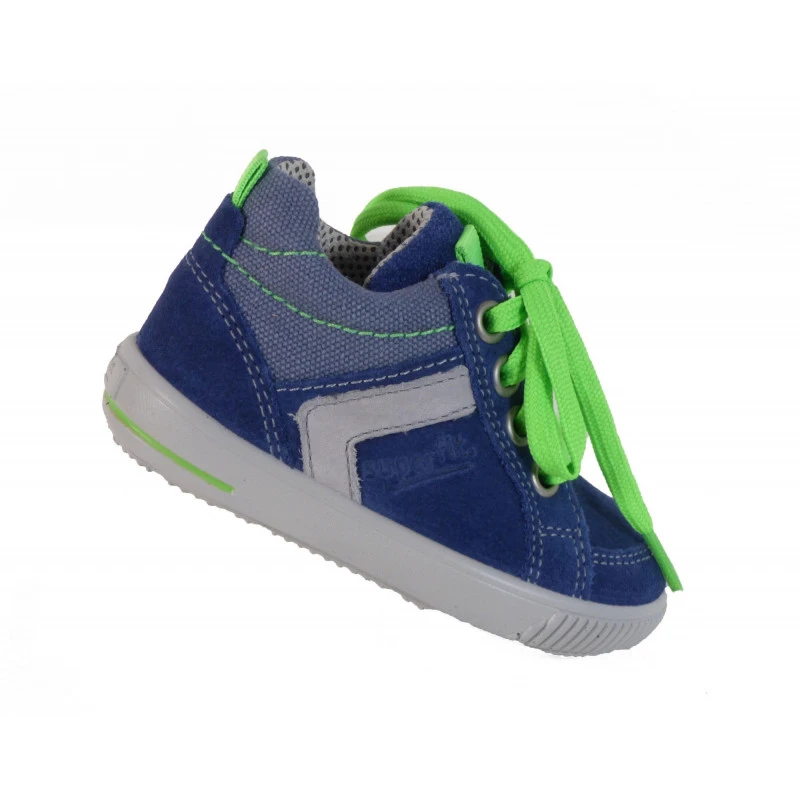 Chaussures Bébé En Cuir Superfit Bleu
