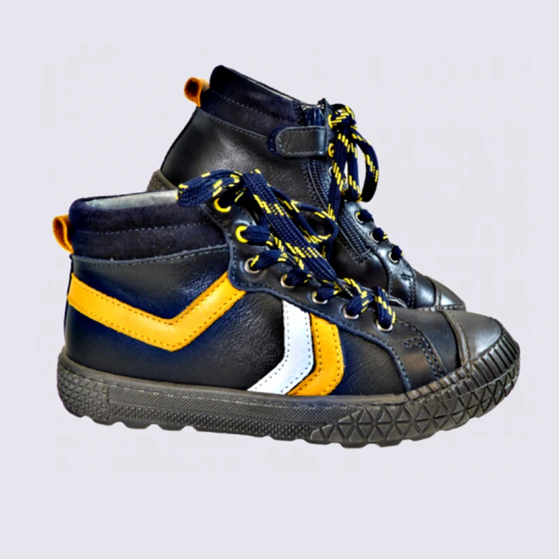 Chaussures Bellamy, Chaussures à Lacets Garçons Marine – Image 2
