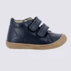 Chaussures Bellamy, Chaussures à Velcros Bébés En Cuir Bleu