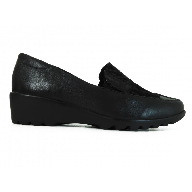 Chaussures De Ville Loafer Romika Confort Cuir Noir Femme – Image 2