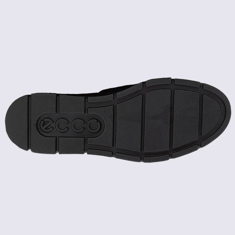 Chaussures Ecco, Chaussures Pour Femme En Cuir Nubuck Noir – Image 4